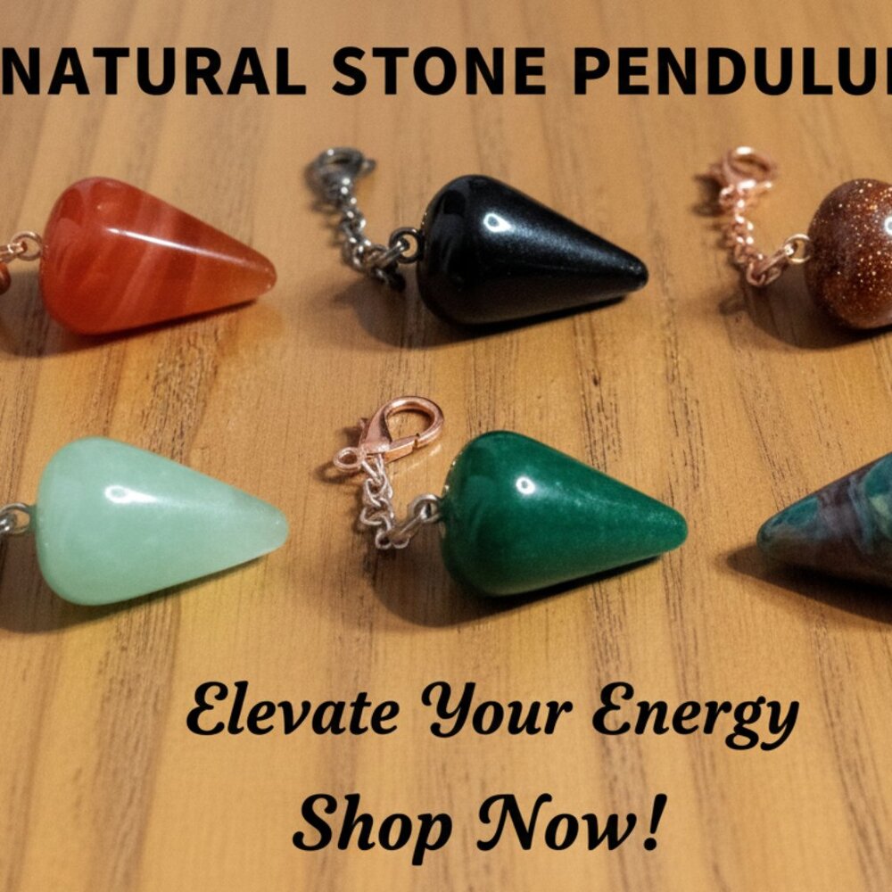 Natural Stone Pendulums